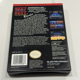 Lo mejor de lo mejor: Championship Karate (NES, 1992) aut&eacute;ntico en muy buena condici&oacute;n caja completa en caja original
