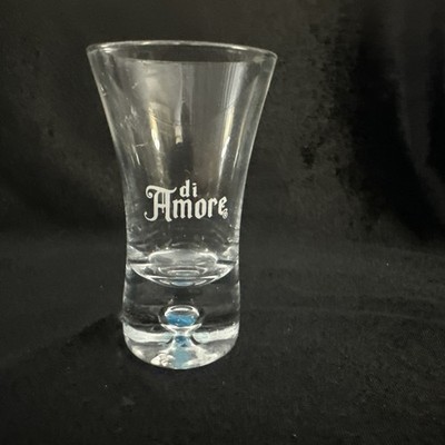 Di AMORE Amaretto Blue Bubble flute liqueur cordial Tall Shot Glass