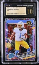 [] PRISTINE 10 QUENTIN JOHNSTON 2023 Clearly Donruss CGC Pristine 10 Pop 1