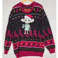 Harry Potter Dobby Santa Sombrero Navidad Suéter BoxLunch Exclusivo Talla 2X
