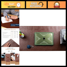 Large Vegan Leather Desk Pad - 17x36" Non-Slip Waterproof Mat for Home Office, S