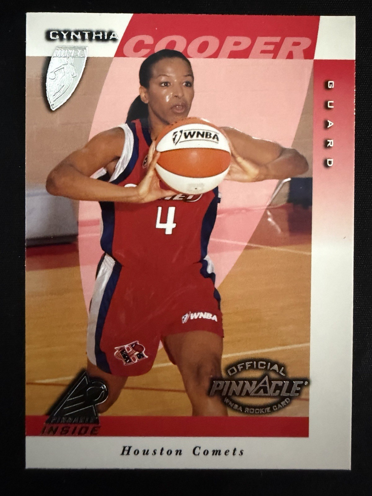1997 Pinnacle Inside WNBA #2 Cynthia Cooper RC HOF Basketball COMETS