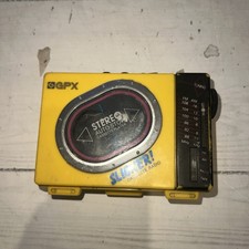 Vintage GPX C3090 Slicker AM/FM RECEIVER STEREO CASSETTE PLAYER Untested