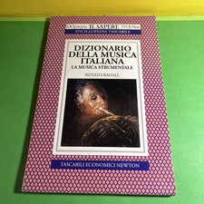 DIZIONARIO DELLA MUSICA ITALIANA STRUMENTALE BADALI'- LIBRO VINTAGE COLLEZIONE