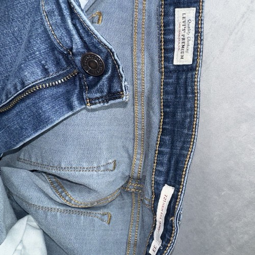 LEVIS Jeans Womens Size 33 721 High Rise Skinny Blue Denim 33W x 32L - Picture 10 of 12