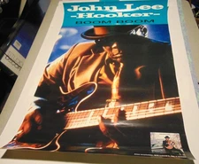 John Lee Hooker "Boom, Boom" 1992 promotional poster