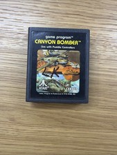 Atari 2600 Canyon Bomber CX2607 Game Cartridge Untested Vintage image