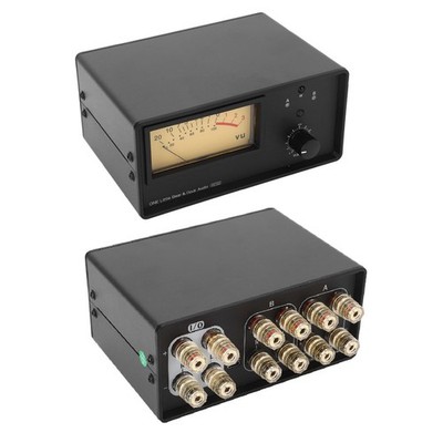 200W 2 in 1 Out 1 in 2 Out Amplifier Speaker Selector Remote Control VU NY