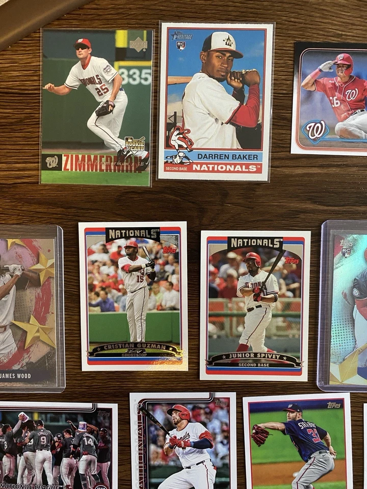 Lote de 50 tarjetas del equipo de los Nacionales y Expos de Washington MLB estrellas a granel Foto 2 de 4