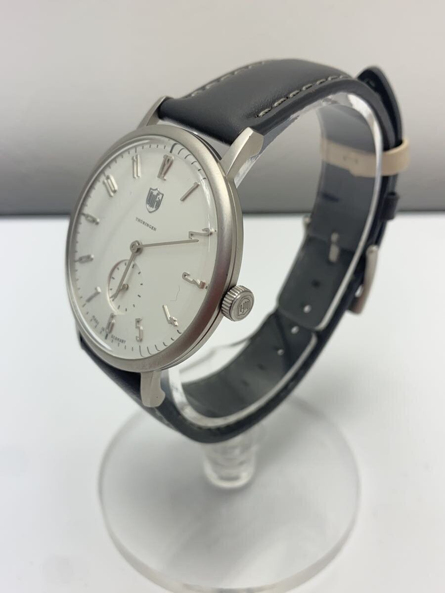 DUFA / GROPIUS/クォーツ腕時計/アナログ/レザー/SLV/GRY/DF-9001 DUFA DF-9001 GROPIUS Quartz Analog Silver Gray Leather Watch