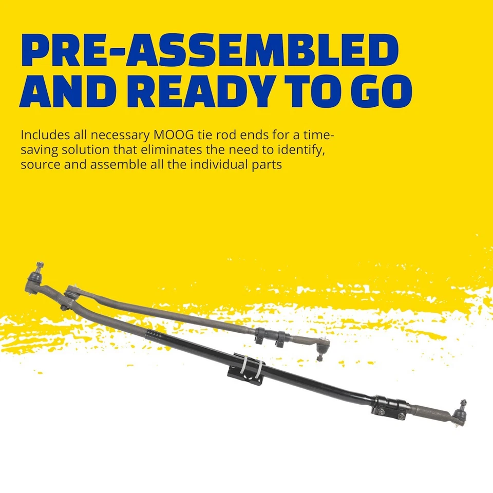 DS800983A Moog Set of 2 Steering Linkage Assemblies for E150 Van Ford E-150 Pair Foto 3 de 4