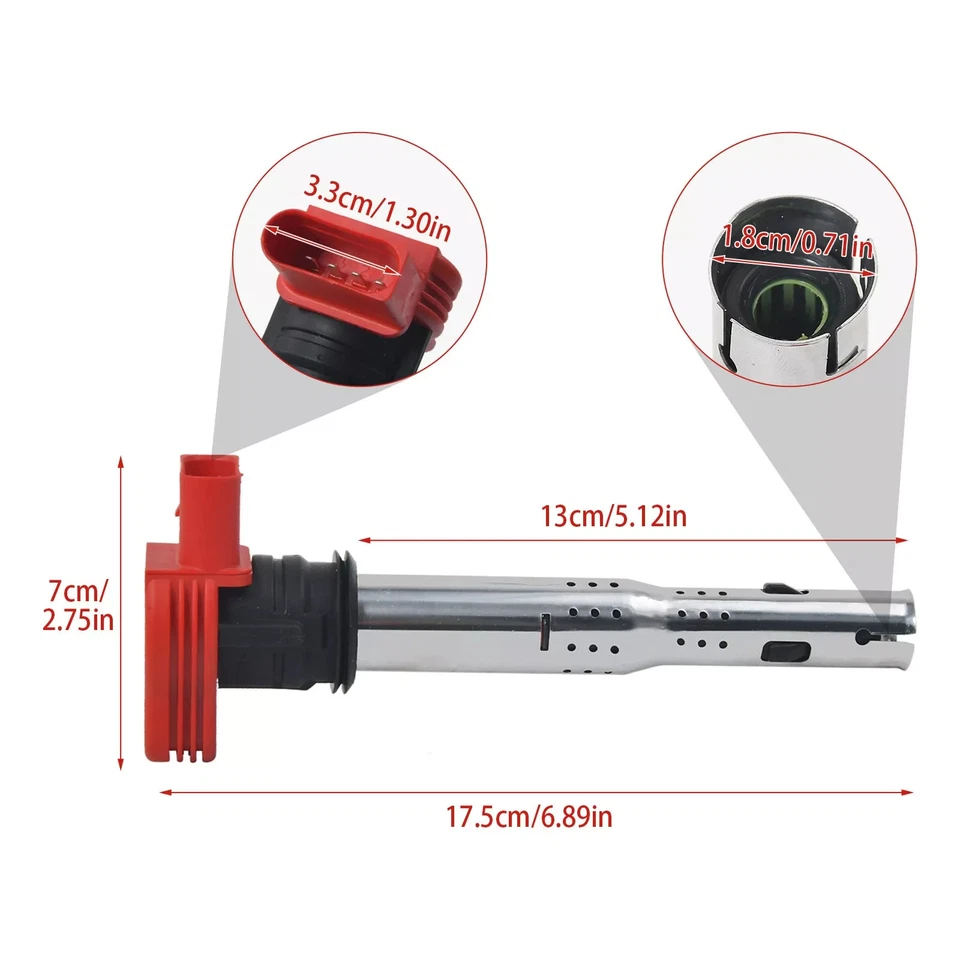 Ignition Coil Packs Audi VW SEAT SKODA TFSI TSI A3 A4 A5 R8 Golf Leon 06D905115 - Image 2 of 4