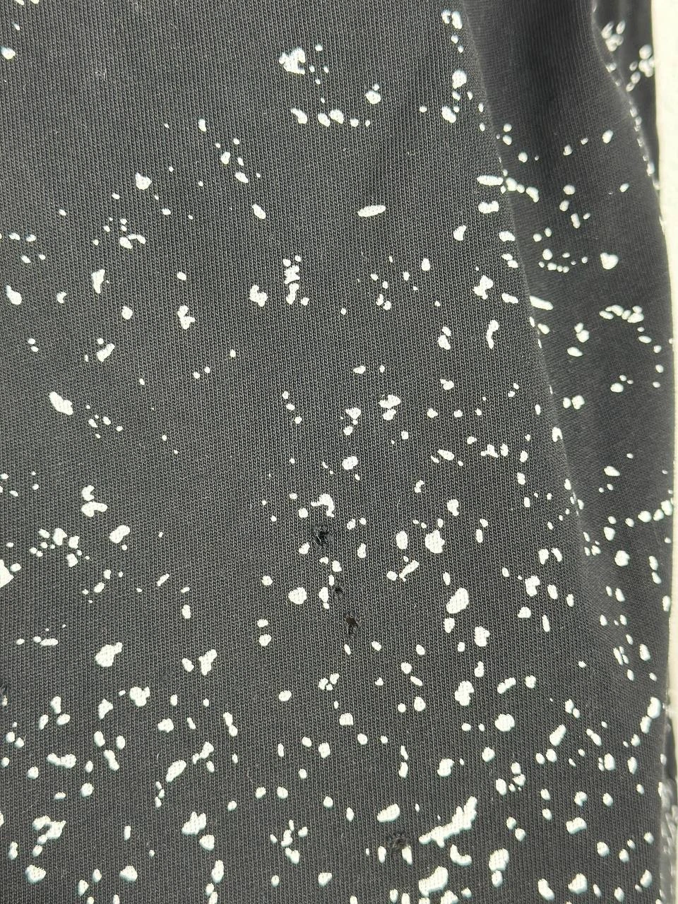 CHROME HEARTS T Shirt Cromo Cuori Cimitero Croce Nera Uomo Taglia M