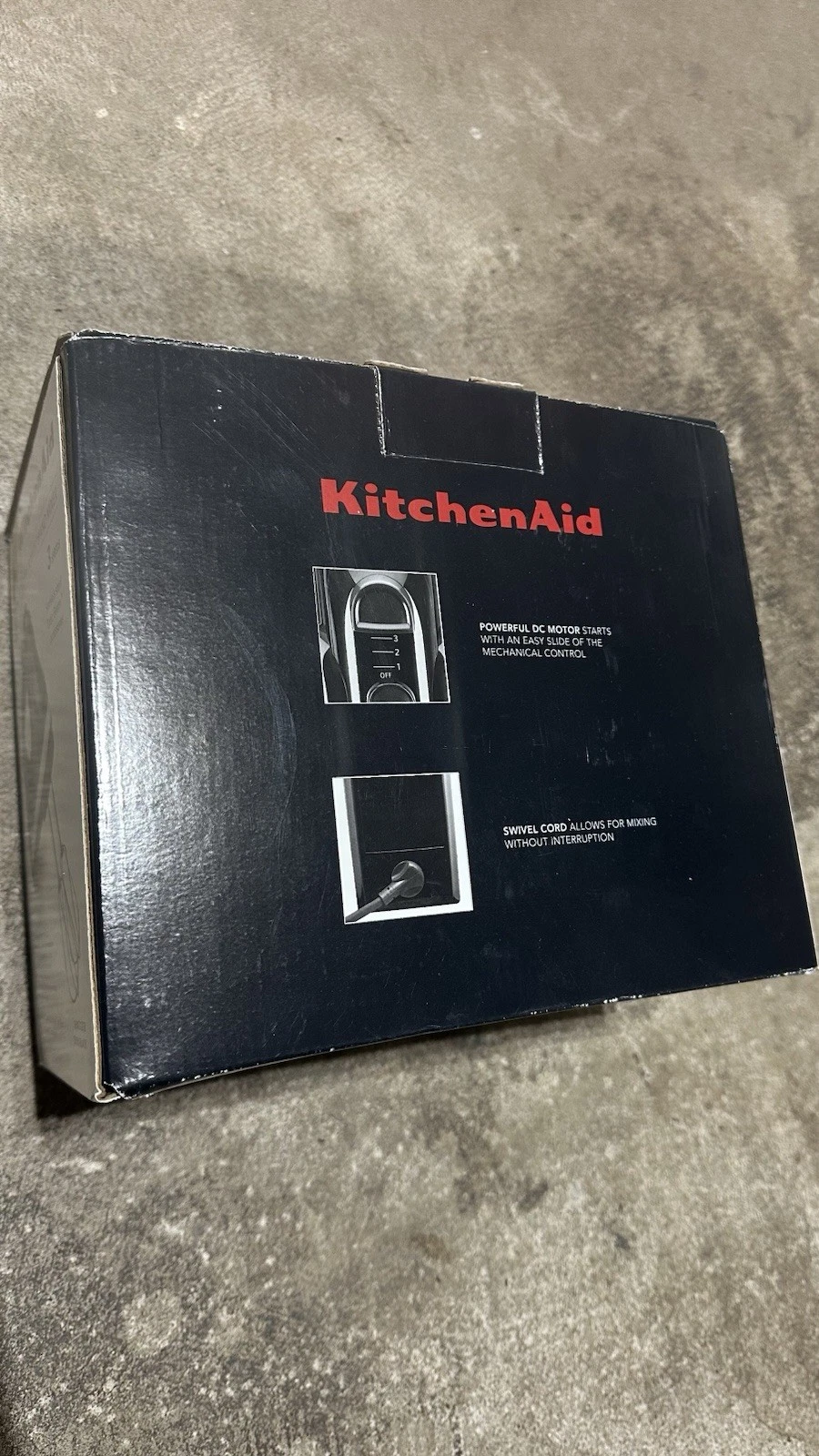 KitchenAid Ultra Power 3 Speed Hand Mixer in Onyx Black KHM312OB (NEW IN BOX)
Opens in a new window