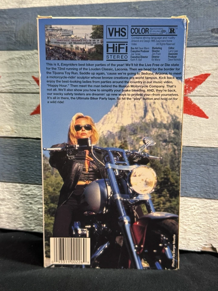 Easyriders Video Magazine #26, 1995 VHS, Best Biker Parties - Image 2 of 4