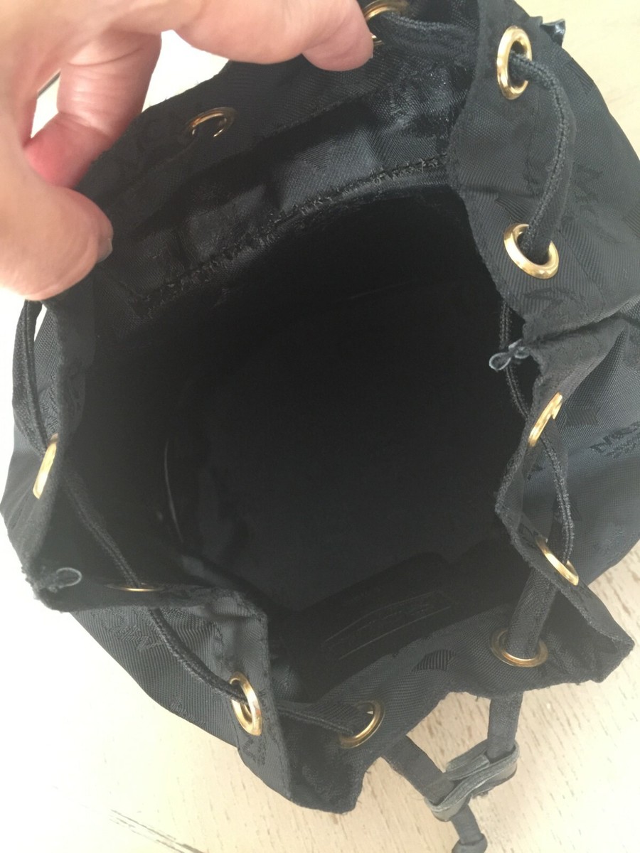 MOVING SALE* EUC Vintage MCM Black Silky Monogram Visetos  display picture 1