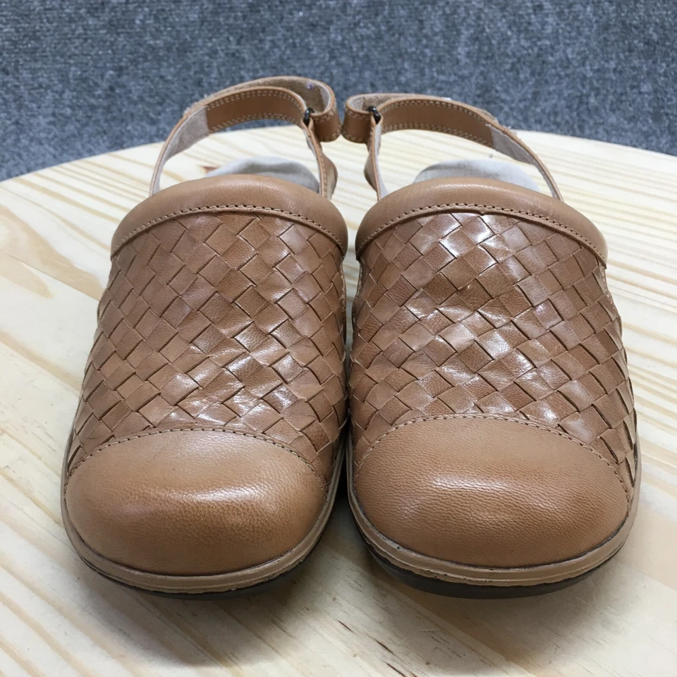 Zapatos Softwalk para mujer 6,5 anchos Salina tejidos con cordones cuero marrón S1365-102 Foto 4 de 4