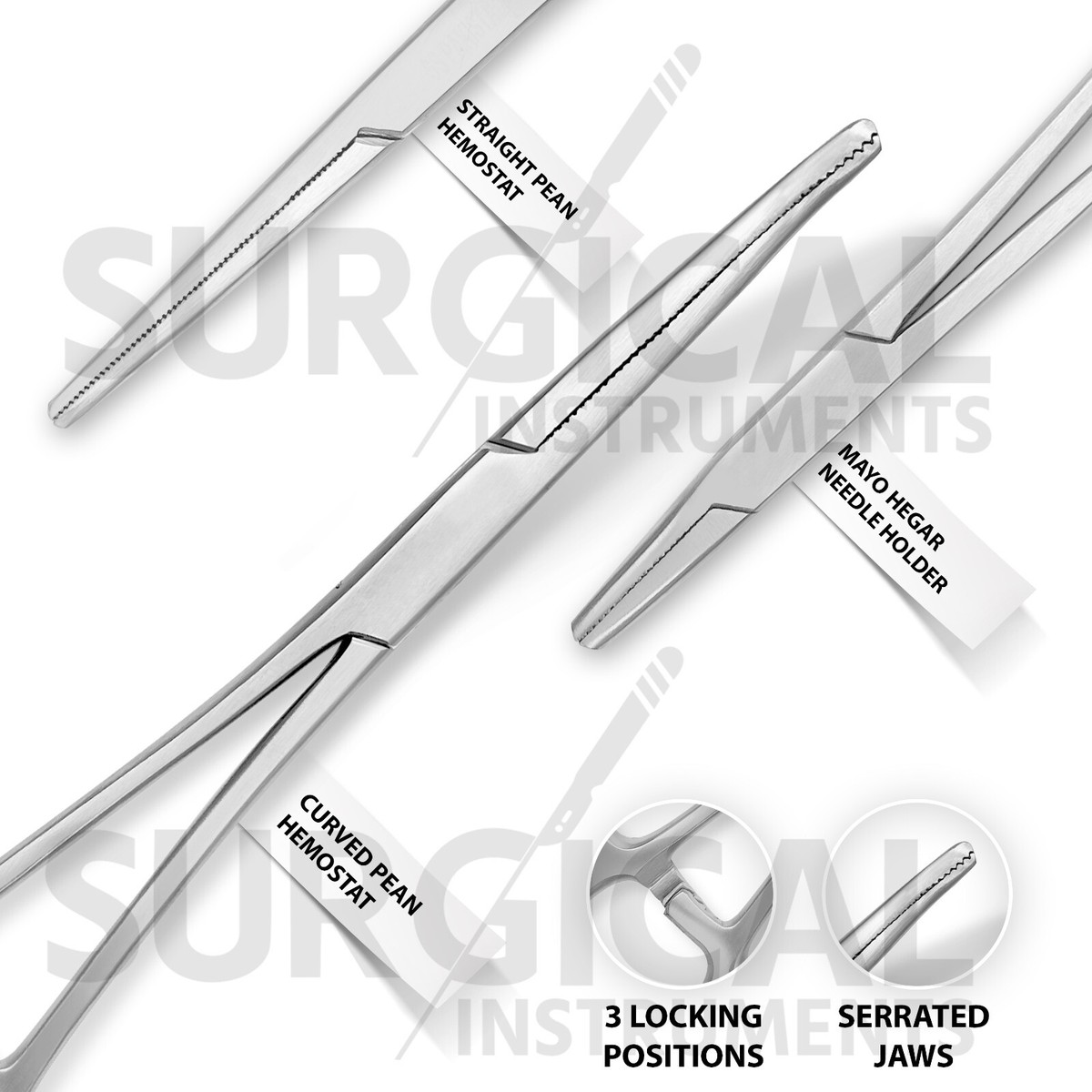 SURGEON 105 125 142 144 150 5冊セット Z” Retractors - OrthoMed Surgical Tools