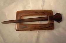 Vintage mcm boho Hippie Plastic hair buckle , clip , Barrette accessory