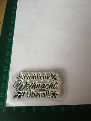 Clearstamp Fröhliche Weihnacht Überall