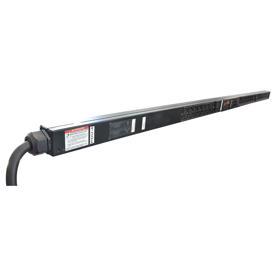 APC AP8981 Rack PDU 2G Switched 3-Phasen Null HE 11 kW 16A 230V 21x C13 3x C19 - Bild 2 von 4