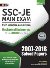 Ssc 2021: Junior Engineer - Mechanical Engineering Paper Ii - Conventional ...