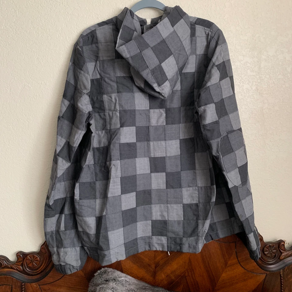BAND OF OUTSIDERS BARNEYS NY ARTISANAL RARE Quilt Pullover ANORAK MENS - Image 3 of 4