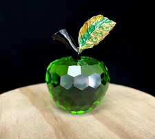 Crystal Apple Crystal Figurine 2in SunCatcher Home Decor BohemiaCrystal Gift