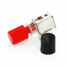 6 Pin Self-Locking Latching Push Tactile Button Switch And Cap DPDT Power Switch