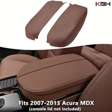 Fits 2007-2013 Acura MDX Leather Center Console Lid Armrest Cover Brown Umber