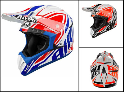 Airoh Switch Impact Motorcycle Motorbike Off Road Motocross Helmet Enduro  MX | eBay