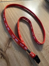 LBG 2002 red lanyard With Clip For Badge Or Name Tag