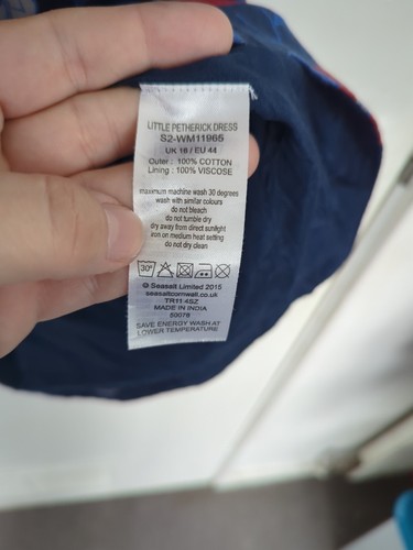 Seasalt Cornwall Little Petherick Dress Womens Size 16 - Picture 8 of 10