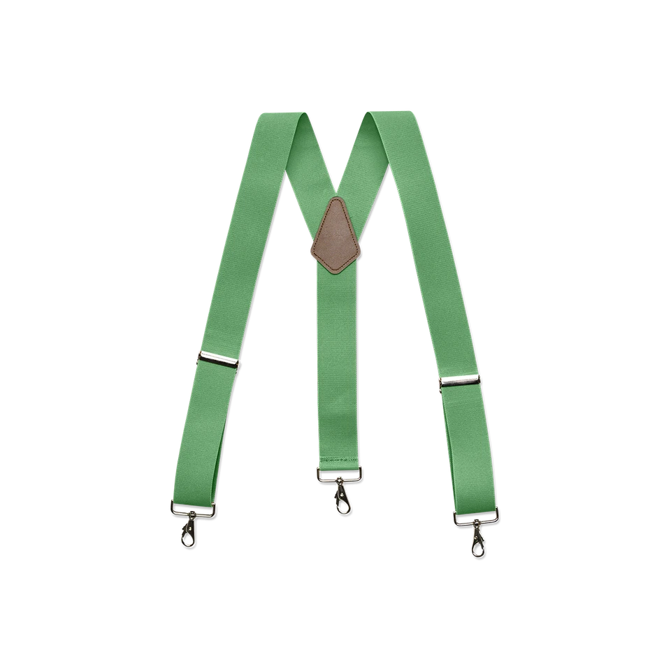 Tirantes estilo Y de alta calidad para hombre en varios colores broches de presión de gatillo - Hechos en EE. UU. Foto 2 de 4