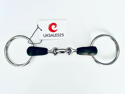 Loser Ring Gummi mit Edelstahl Raute (UKSALES25 ) *VERSAND AM SELBEN TAG*