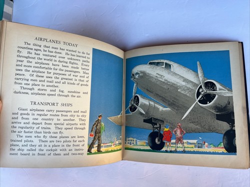 1935 Das Geschichtenbuch der Räder Schiffe Züge Flugzeuge von Maud und Miska Petersham - Bild 6 von 10