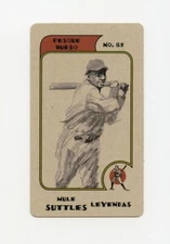 #TN22689 MULE SUTTLES Negro League Baseball Mexican Beer Card 