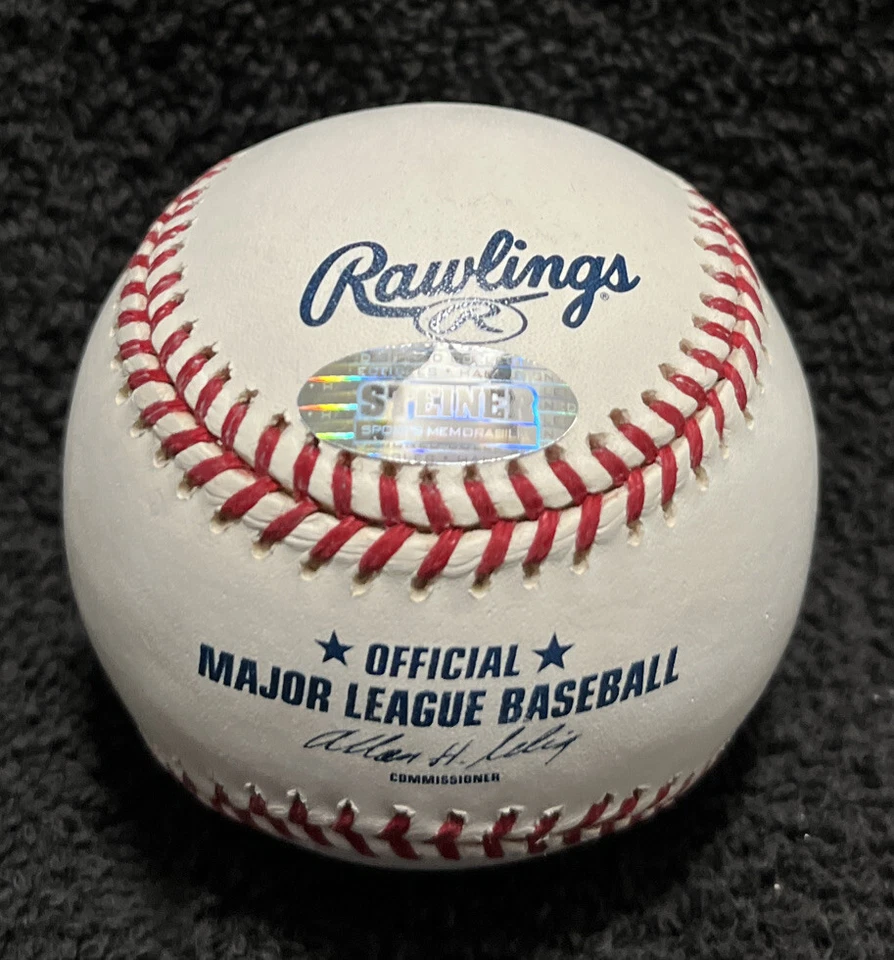 Garret Anderson SIGNED AUTOGRAPHED OMLB Baseball Steiner - Image 3 of 3