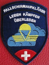 SWISS AIR FORCE Fallschirmaufklärer ohne Klett Stoff