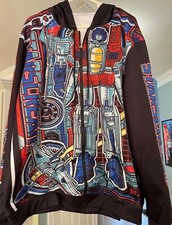 Custom Transformers Decepticons Starscream 3D Graphic Hoodie Full Zip 2XL