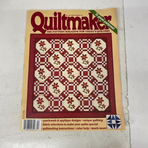 Quiltmaker Magazine March/April 1994 back issues Quilting 21 patterns - Picture 7 of 7