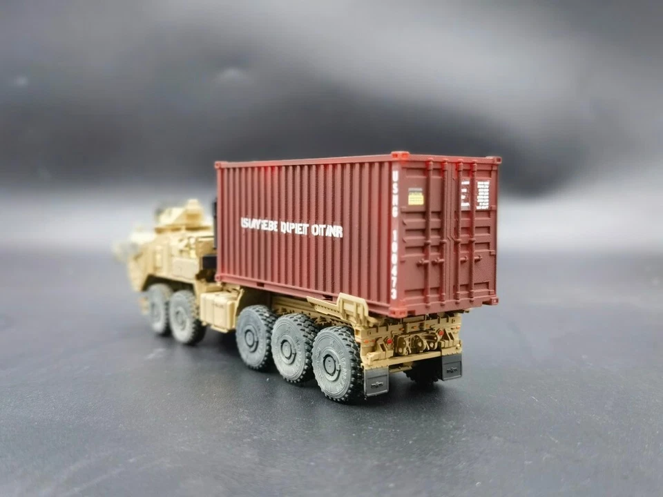 1/72 Us Army Oshkosh Tactical Container Transport Vehicle Desert Color Model - Image 2 of 4