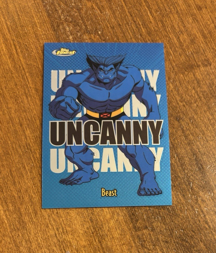 Beast 2025 Topps Finest X Men '97 Uncanny #97 Marvel Short Print SP