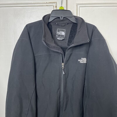 The North Face Jacket Men's XL Black Denali Windbreaker Polartec