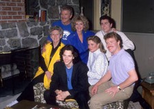 Ann B. Davis, actor Robert Reed, Florence Henderson, actor C - 1989 Old Photo 5