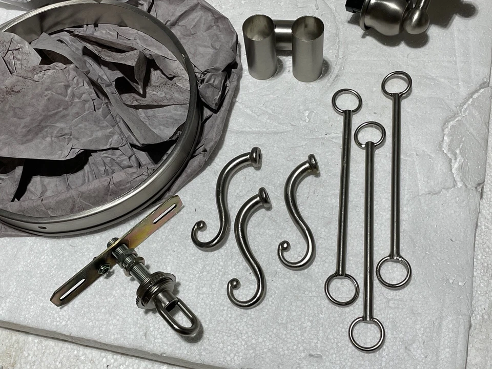 Linterna de tarro de campana de 3 luces Livex 5083-91 10", níquel cepillado Foto 3 de 4