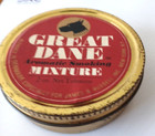 Great Dane Tobacco Tin 4 Inch Diameter  — photo 3