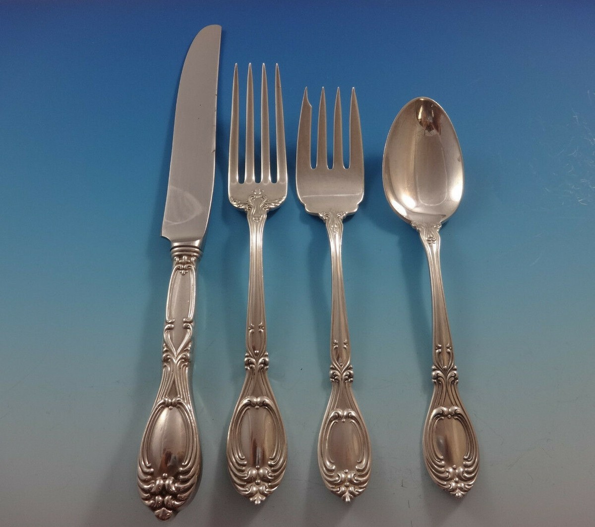 Victoria by Frank Whiting Sterling Silver Flatware Service 8 Set
