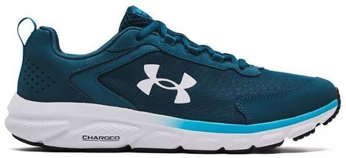Under Armour Charged Assert 10 Black Blue Running Shoes 