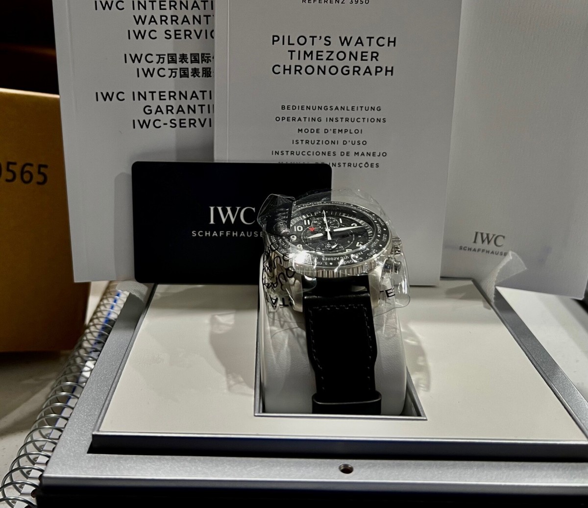 IWC SCHAFFHAUSEN PILOT'S WATCH TIMEZONER CHRONOGRAPH AUTOMATIC